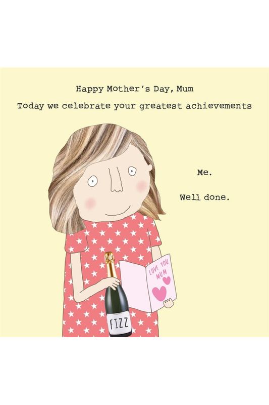 Greeting Card | Mum Achievement Mother's Day Mother's Day Greeting Card Rosie Made A Thing