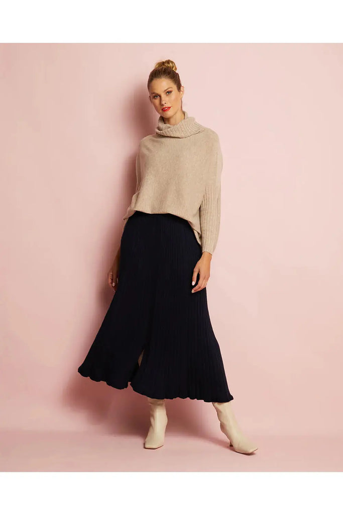 Rebecca Knit Skirt | Navy Skirts XS,S,M,L Arlington Milne