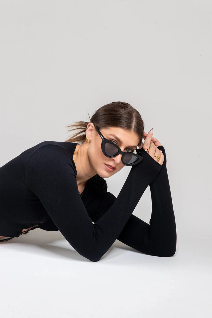 Rhia Sunglasses | Black Sunglasses bored.george