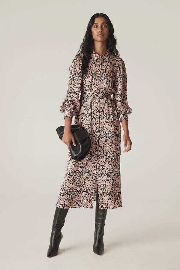 Cable Melbourne Kennedy Midi dress Paisley on model