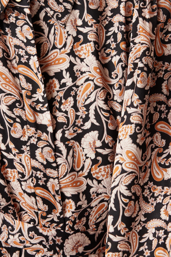 Cable Melbourne Kennedy Midi dress Paisley close up of fabric