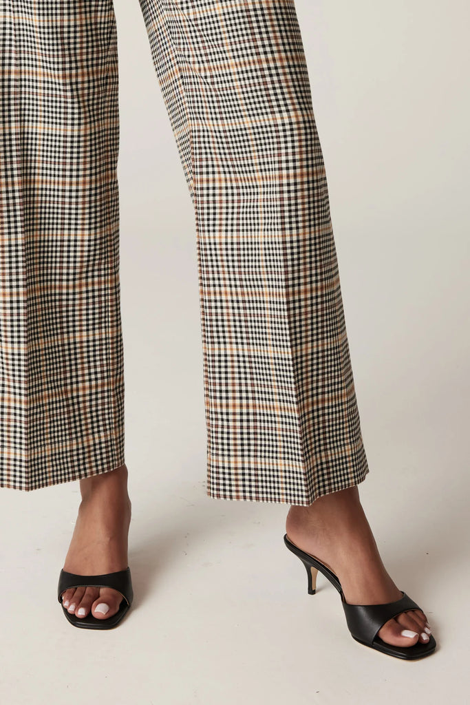 Cable Melbourne Winston Check Pant on model ankle view