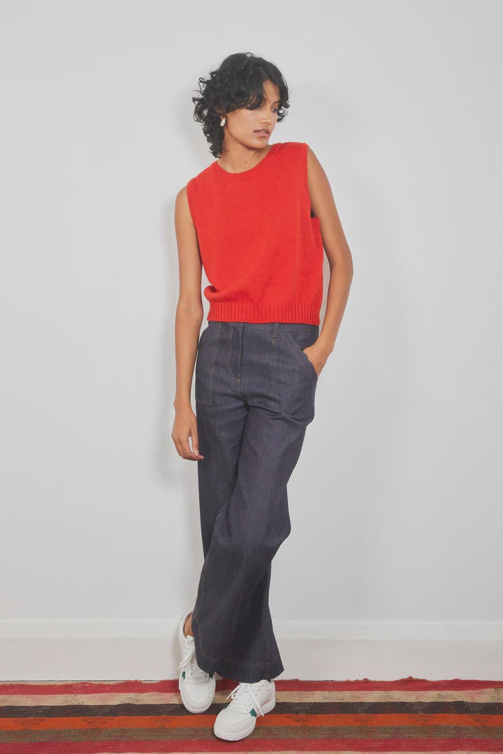Snap Doreen Pant in Indigo