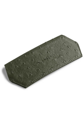Glasses Case Ostrich Print | Olive Eyewear Accessories Fox And Leo