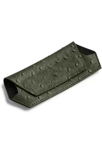 Glasses Case Ostrich Print | Olive Eyewear Accessories Fox And Leo