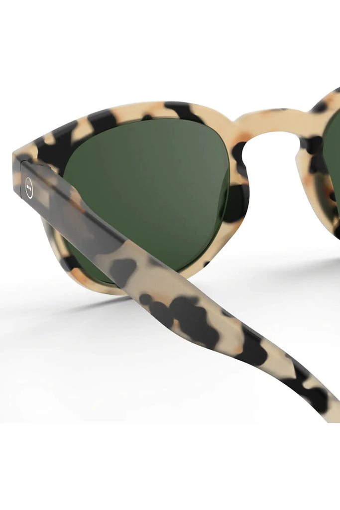 Izipizi Polarised Sunglasses Frame Shape C Light Tortoise Close Up Interior View