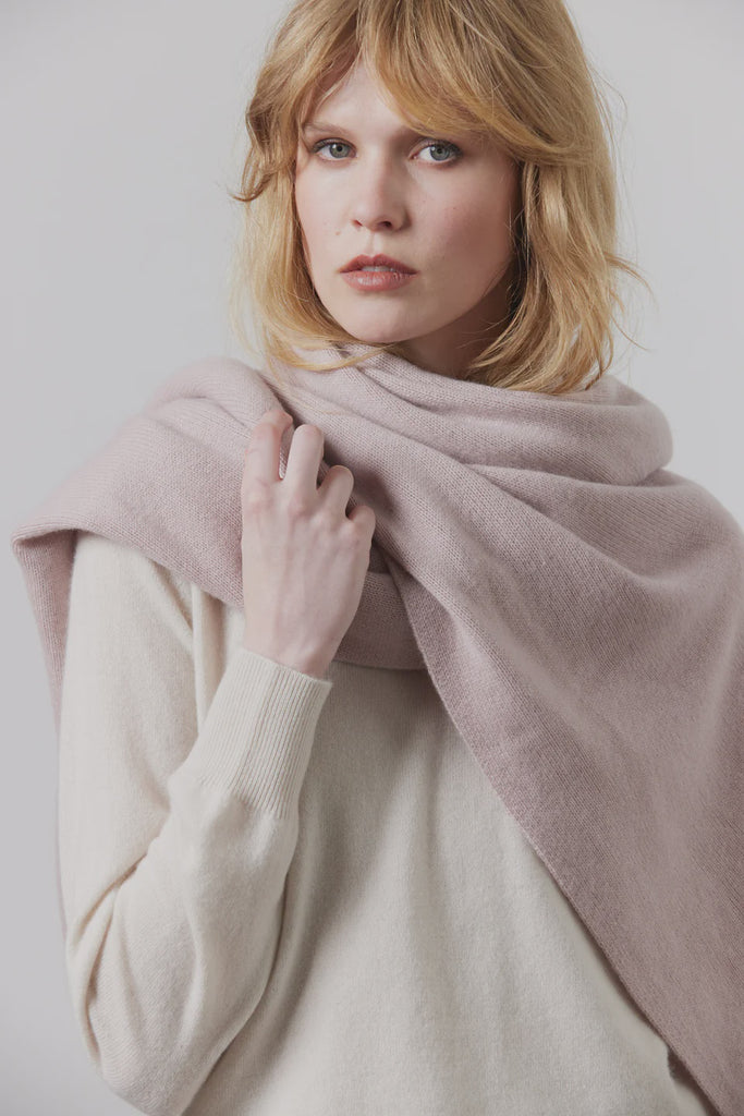 Laing Cashmere Scarf Rose