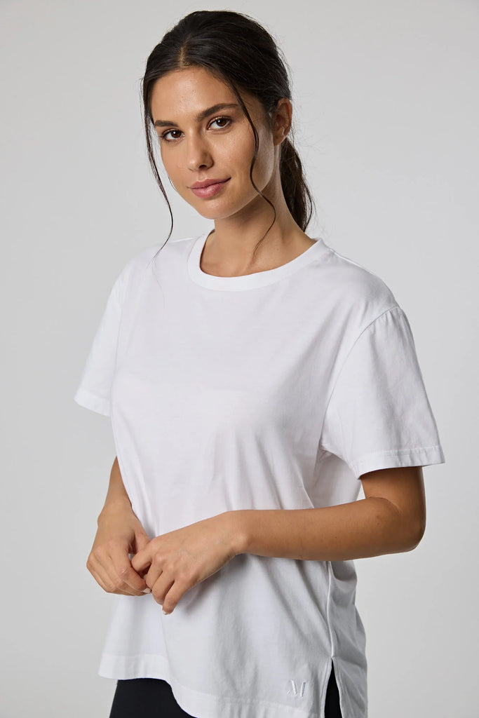 Marlow Eco Tee Short Sleeve Relaxed Fit White