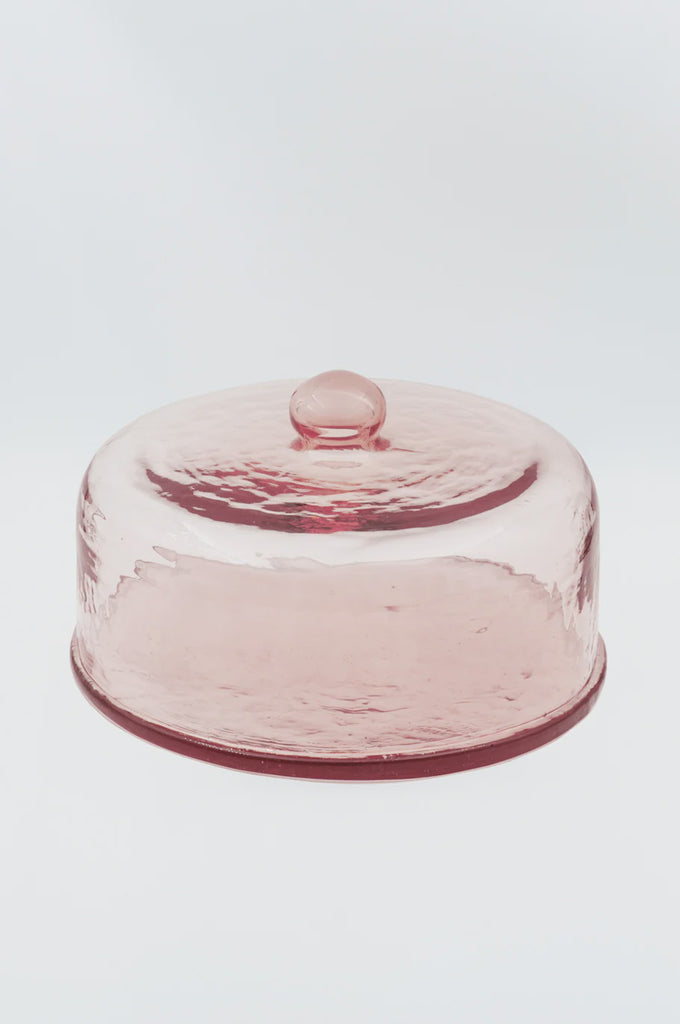 Bianca Lorenne Rose Coloured Cake Dome and Plate.