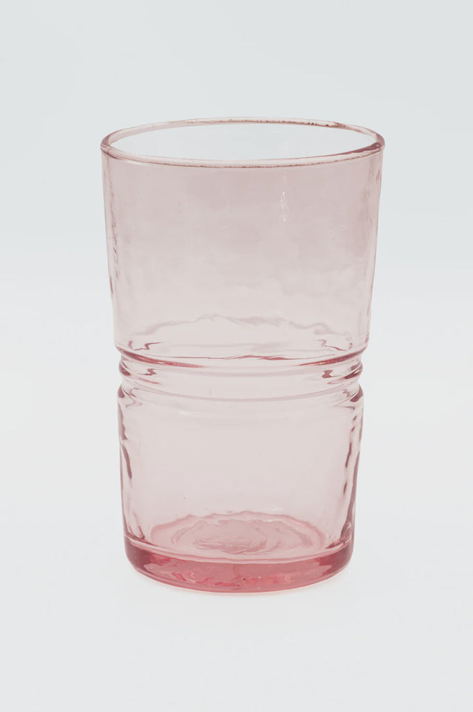 Bianca Lorenne Rose Coloured Drinking Glass. Sold in a set of Four.