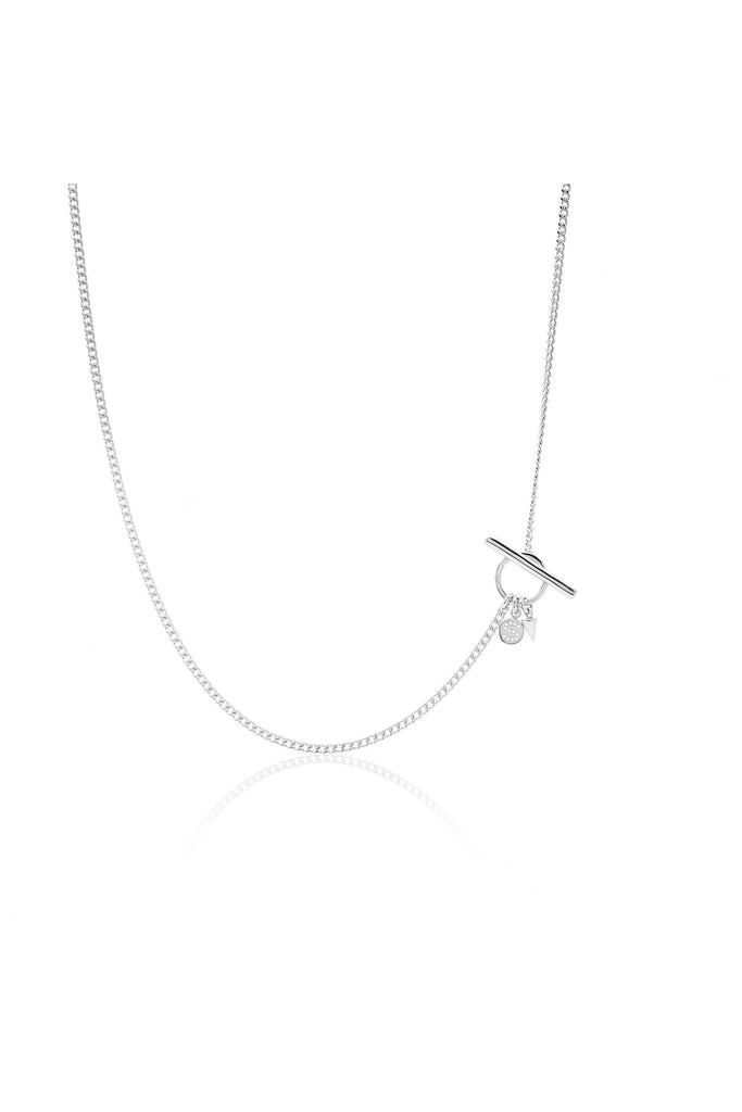 Silk & Steel Nautica Necklace in Silver