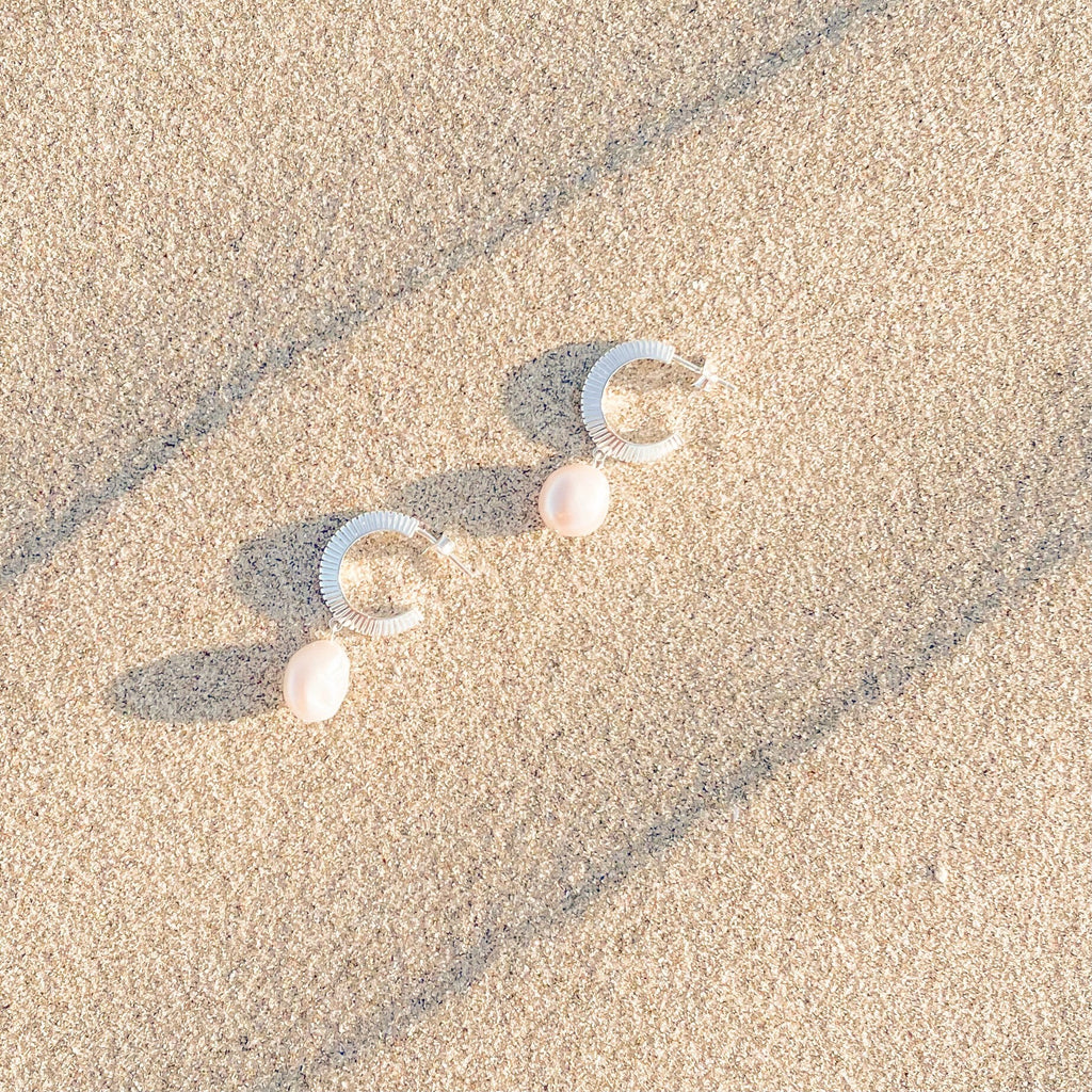 Silver Linings Colllective Aada Pearl Earrings