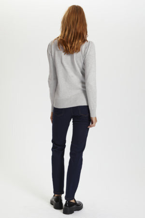 Mila Pullover | Grey Sweaters XS,S,M,L,XL,XXL Saint Tropez