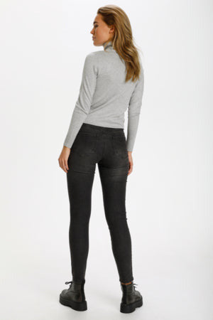 Mila Rollneck Pullover | Grey Sweaters XS,S,M,L,XL,XXL Saint Tropez