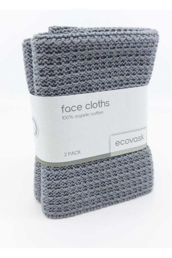 Face Cloth 2 Pack | Steel Towels + Cloths ecovask