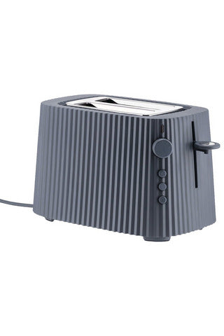 Plisse Electric Toaster | Grey Small Kitchen Appliances Alessi