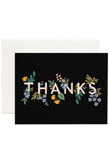 Rifle Paper Cards, Rifle Paper NZ Reseller, Rifle Paper Thank You Card