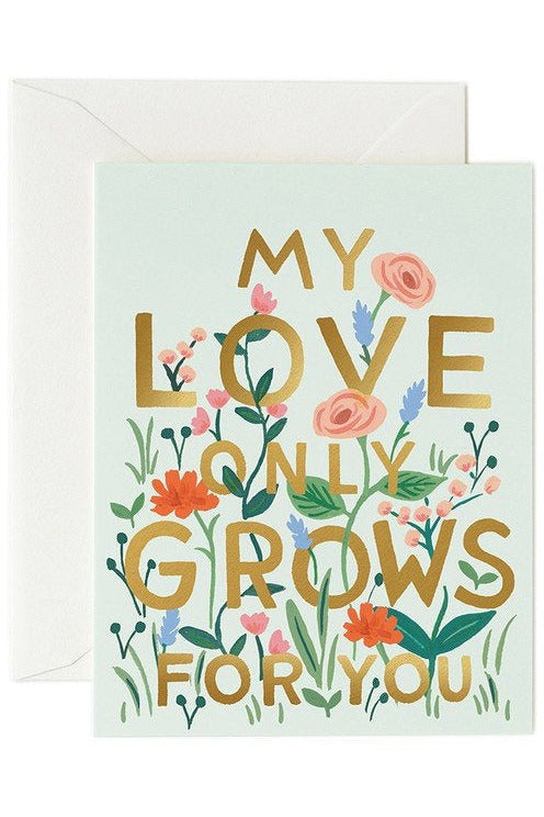 Greeting Card | Love Grows Everyday Greeting Card Rifle Paper