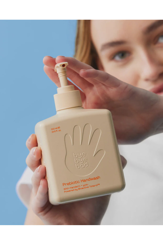 Prebiotic Handwash | Mandarin + Yuzu | 550ml Bar + Liquid Soap byebyebad