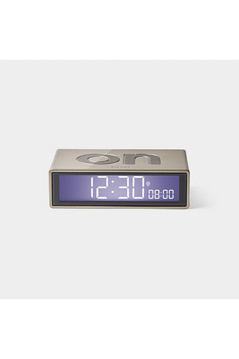Flip LCD Alarm Clock | 5 Colours Alarm Clocks Gold Lexon