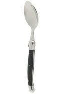 Coffee Spoon Set of 6 | Black Handle Cutlery Laguiole Neron
