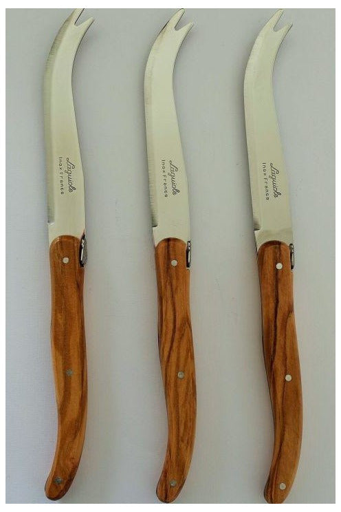 Laguiole Olive Wood Long Cheese Knife