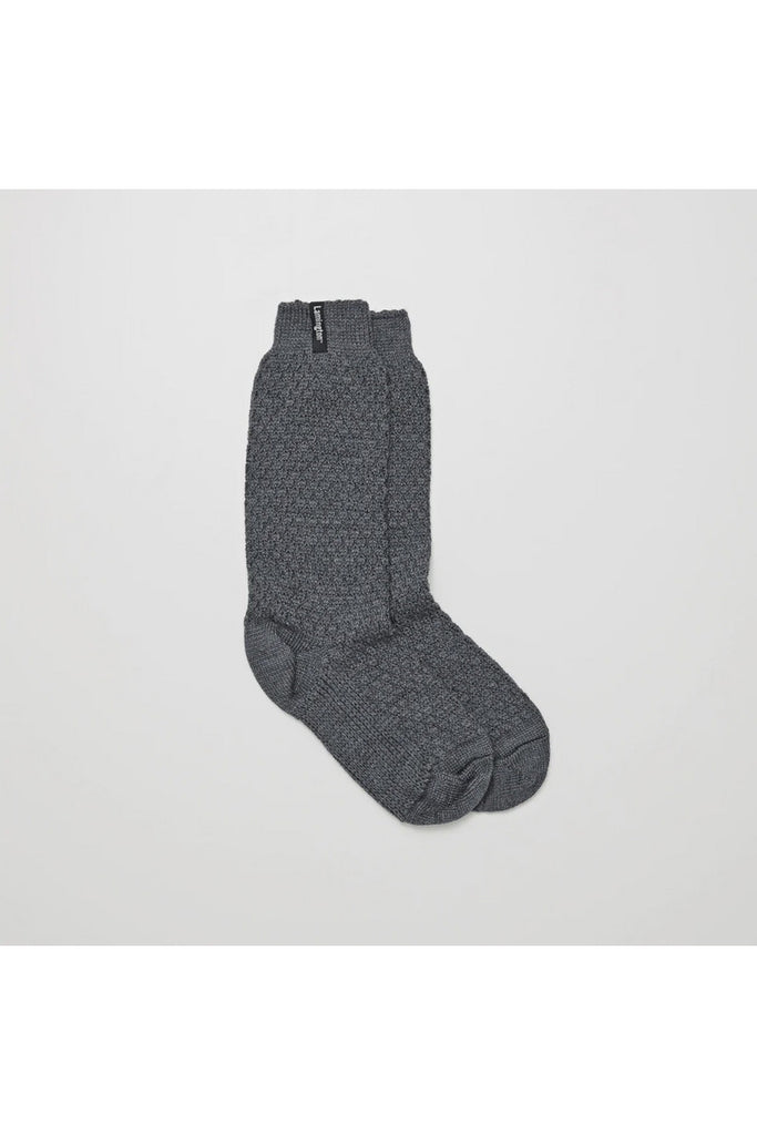 Lamington Womens Merino Wool Sunday Socks Grey Kaikoura | Crisp Home + Wear