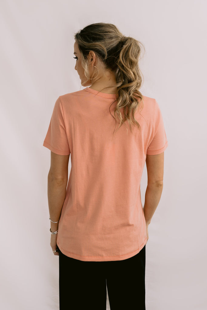 Embrace All Tee | Burnt Coral Tees 8,10,12,14 Mazu