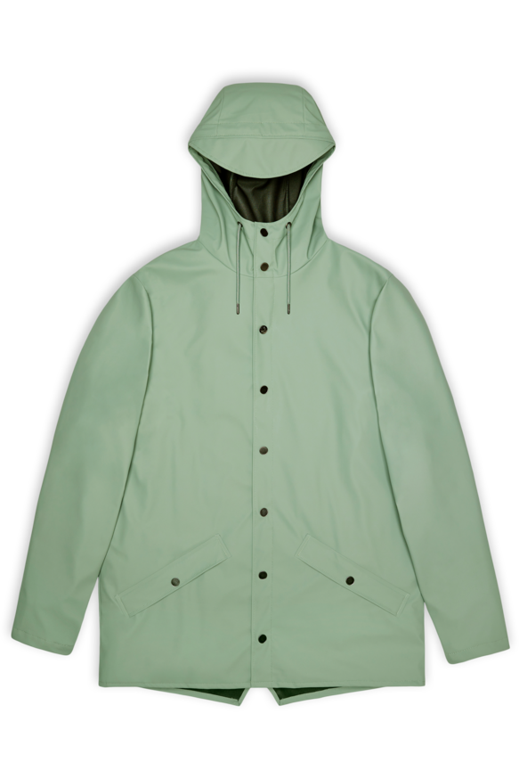 Rains Raincoat waterproof Jacket Haze Light Green