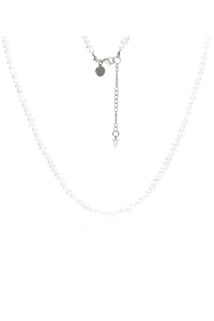 Santorini Necklace | 2 Colours Necklaces + Pendants Silver Silk & STEEL