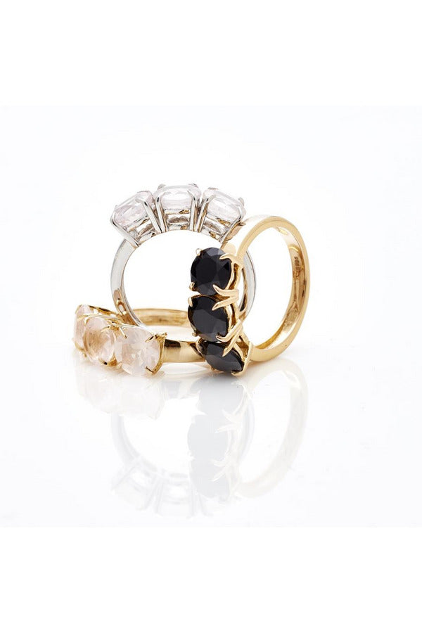 Nostalgia Ring | Rose Quartz Rings Silver / M (US7),Gold / M (US7),Silver / L (US8),Gold / L (US8) Silk & STEEL