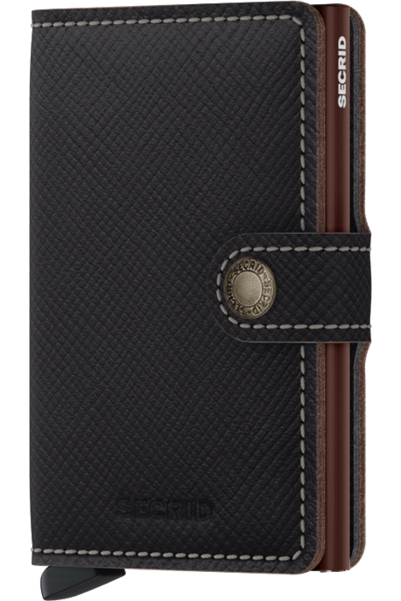 Miniwallet | Saffiano Leather | 4 Colours Mens Wallets Brown Secrid