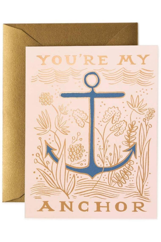 Greeting Card | My Anchor Love + Friendship Greeting Card Rifle Paper