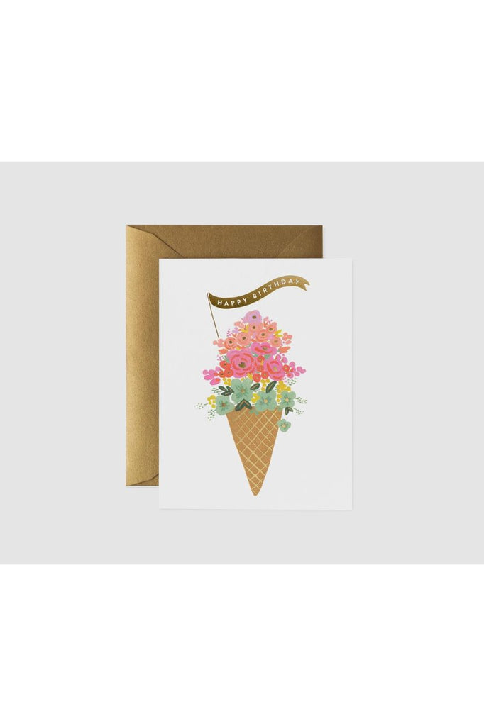 Greeting Card | Ice Cream Birthday Birthday Greeting Card Rifle Paper