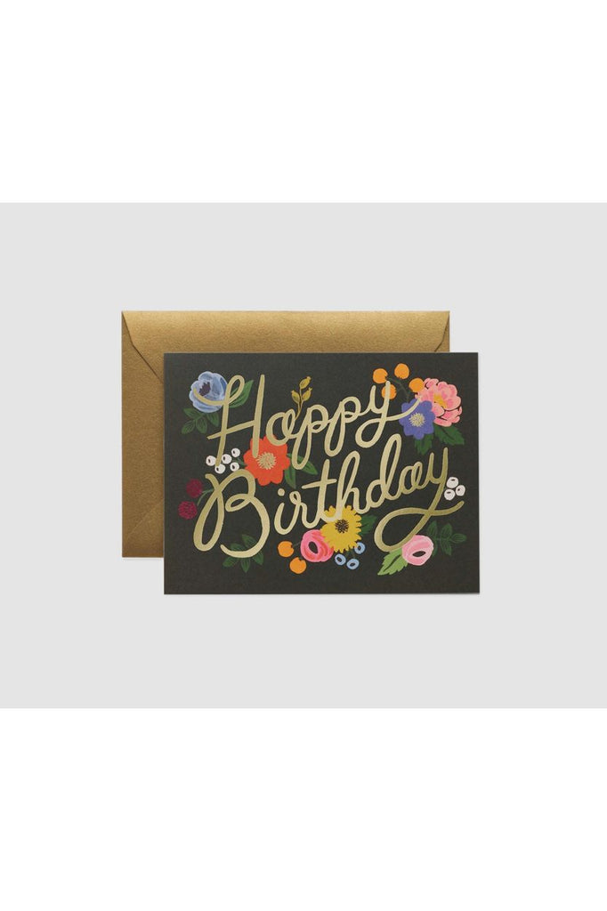 Greeting Card | Vintage Blossoms Birthday Greeting Card Rifle Paper