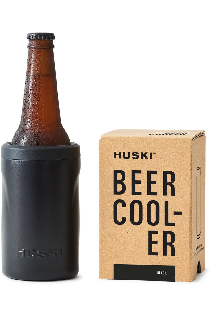 Beer Cooler 2.0 | 3 Finishes Beer + Wine Coolers + Cool Tumblers Black Huski
