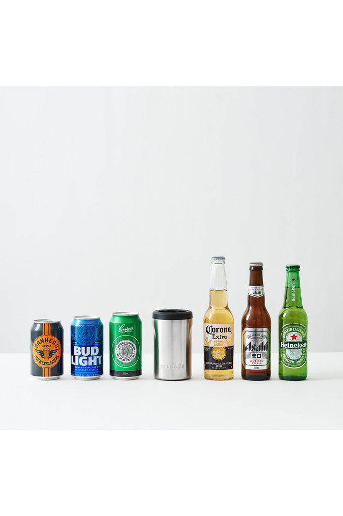 Beer Cooler 2.0 | 3 Finishes Beer + Wine Coolers + Cool Tumblers Black,Brushed Stainless,Champagne,Champange Huski