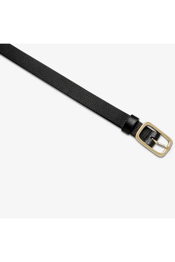 Nobody's Fault Belt | Black + Gold Womens Belts Small/Medium,Medium/Large Status Anxiety