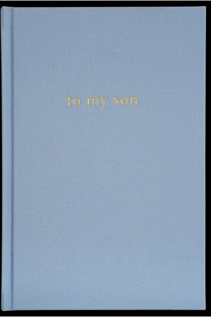 To My Son | Childhood + Baby Journal Baby + Child Keepsake Books Forget Me Not - Keepsake Journals