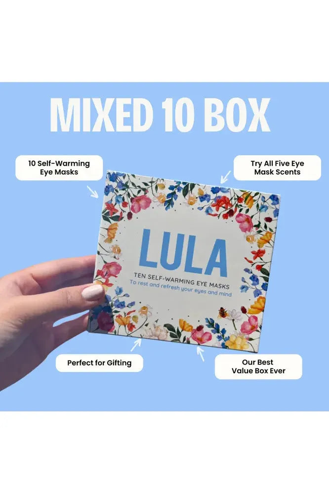 Mixed Box of 10 Self-Warming Eye Masks Eye Masks Lula