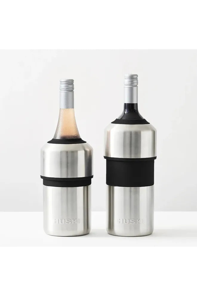 Wine Cooler | Brushed Stainless Beer + Wine Coolers + Cool Tumblers Huski