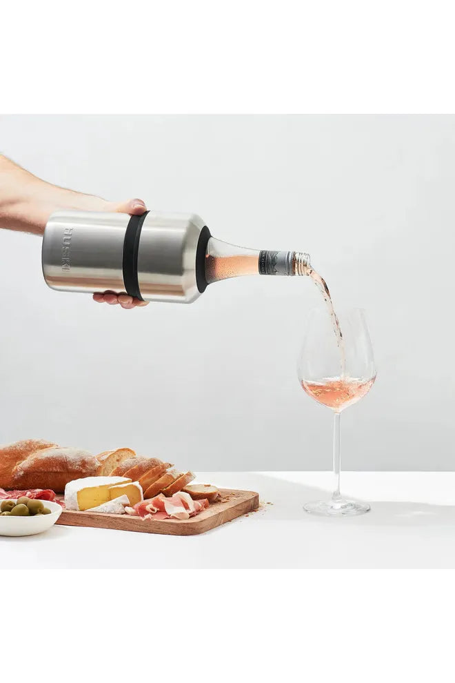 Wine Cooler | Brushed Stainless Beer + Wine Coolers + Cool Tumblers Huski