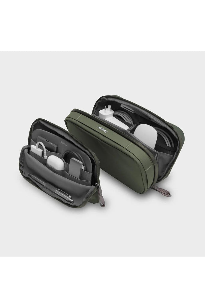 2-in-1 Tech Pouch | Olive Productivity Organisation Orbitkey
