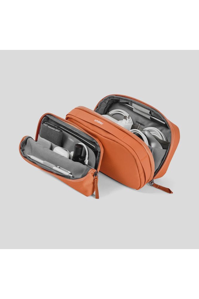 2-in-1 Tech Pouch | Terracotta Productivity Organisation Orbitkey