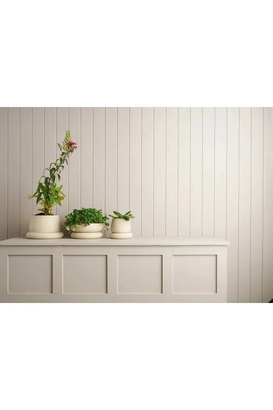 Small Cloud Planter | White Speckle Vases + Pots Robert Gordon