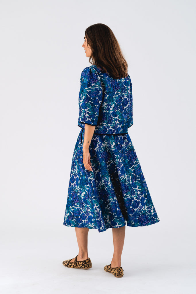 Trine Short Jacket | Flower Print Jackets XS,S,M,L Lollys Laundry