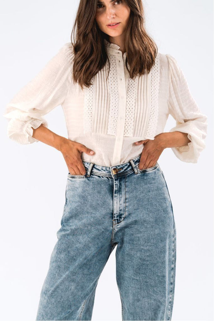 Ariel Shirt | White Shirts XS,S,M,L Lollys Laundry
