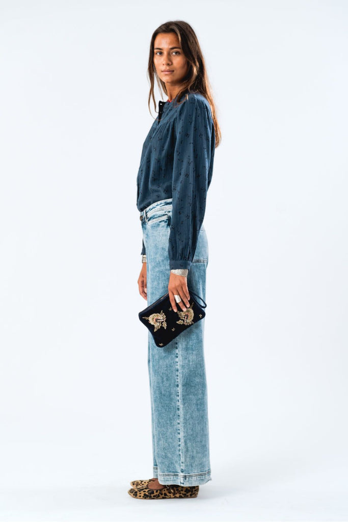 Lollys Laundry Nicky Shirt Dark Blue