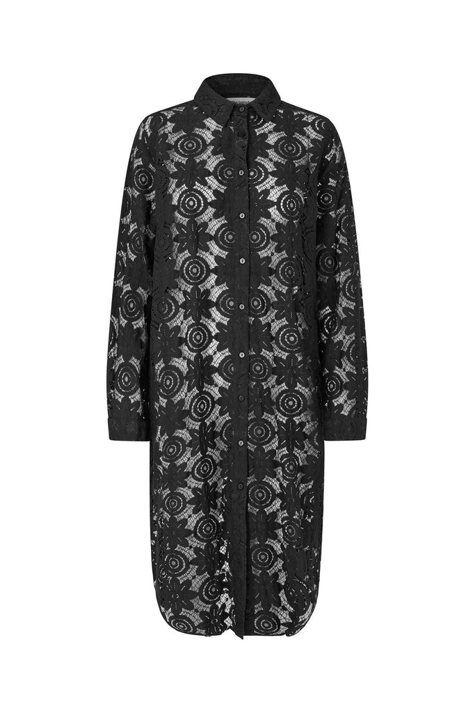 Lollys Laundry Mumba Shirt Dress Black