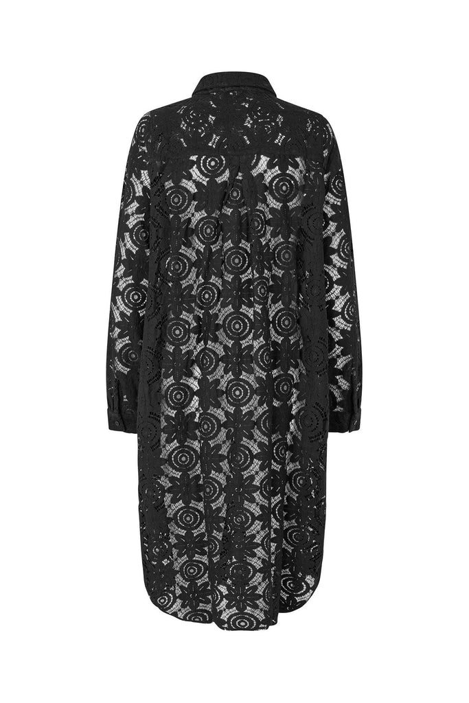 Lollys Laundry Mumba Shirt Dress Black